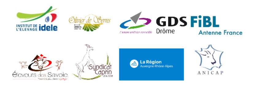 Logos partenaires projet plantes sante caprine web